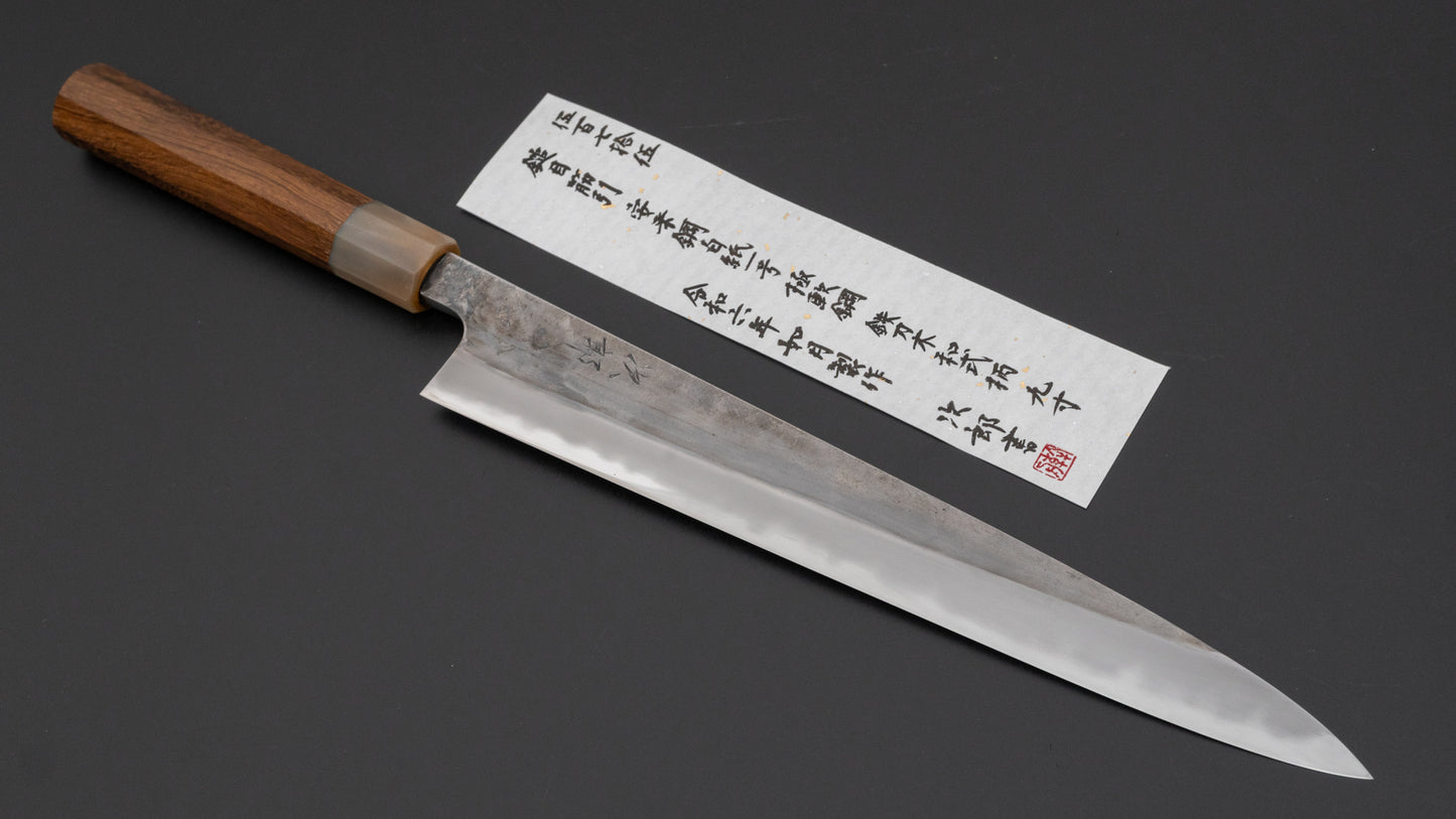 Jiro Tsuchime Wa Sujihiki 270mm Taihei Tagayasan Handle (#575) - HITOHIRA