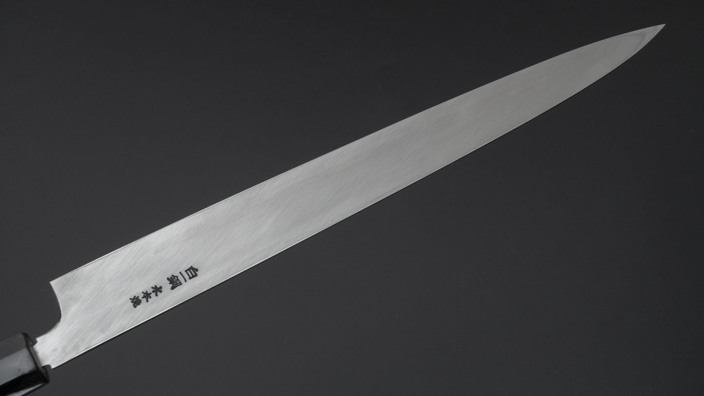 Hitohira Togashi White #1 Mizu Honyaki Fugubiki 300mm Ho Wood Handle (Saya) - HITOHIRA