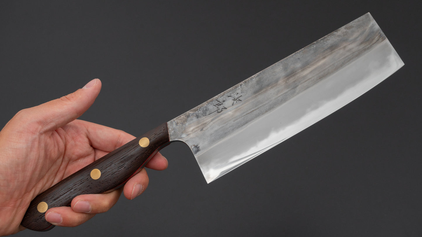 Jiro Tsuchime Yo Nakiri 180mm Tagayasan Handle (#741)