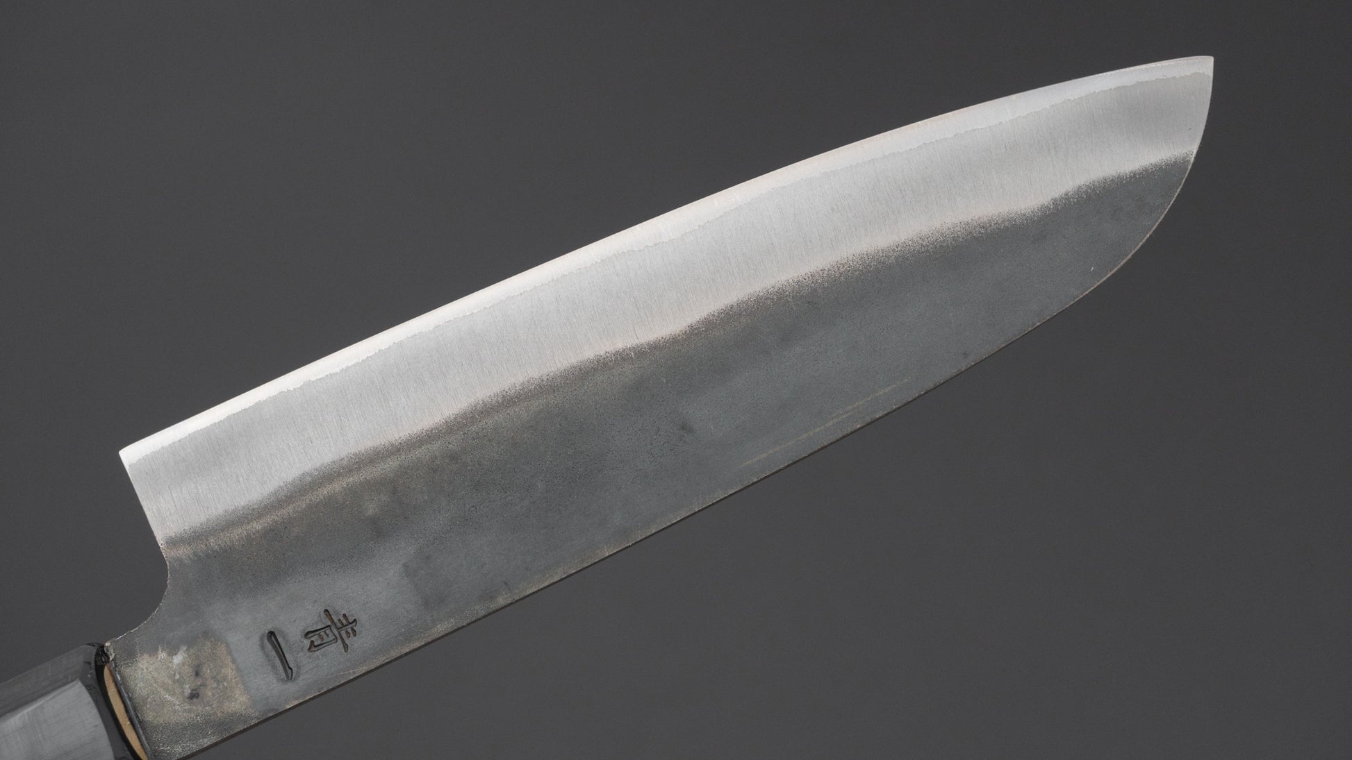 Hitohira Hizen Kurouchi Blue #1 Stainless Clad Santoku 165mm Ho Wood Handle