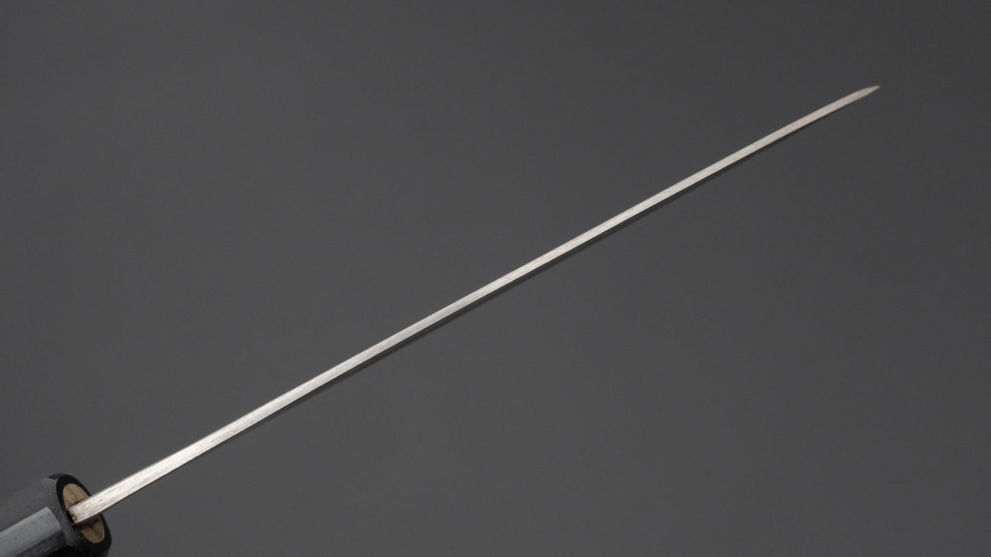 Hitohira Hizen Kurouchi Blue #1 Stainless Clad Santoku 165mm Ho Wood Handle