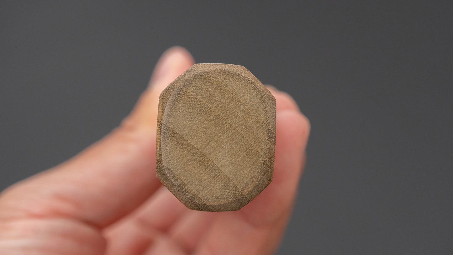 Hitohira Hizen Kurouchi Blue #1 Stainless Clad Santoku 165mm Ho Wood Handle