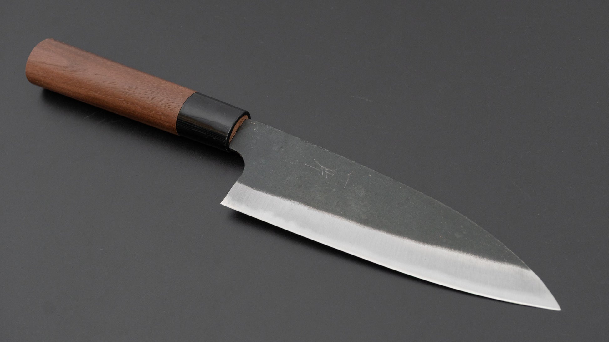 Hitohira Hizen Kurouchi White #2 Gyuto 155mm Walnut Handle
