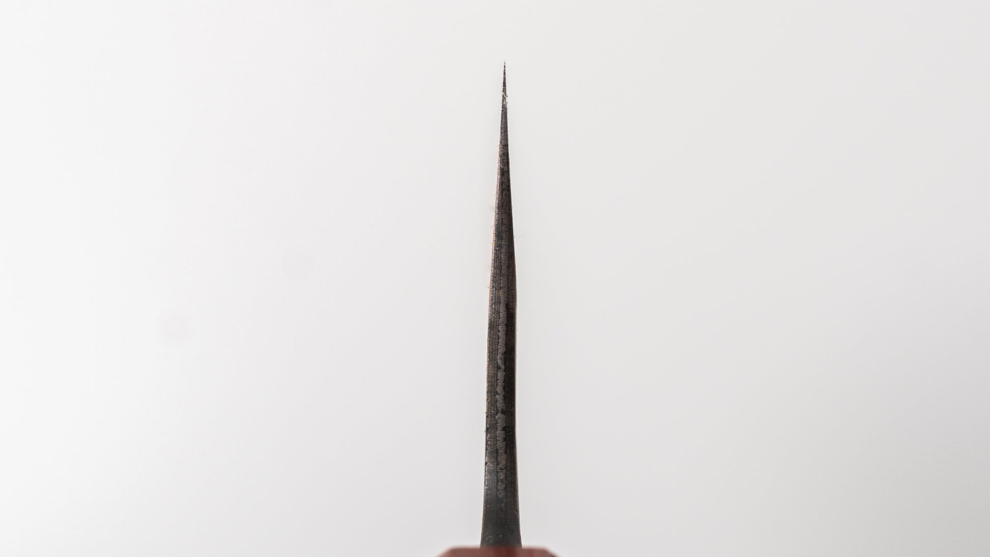 Hitohira Hinode Custom V-toku Rainbow Damascus Gyuto 240mm Padauk Handle