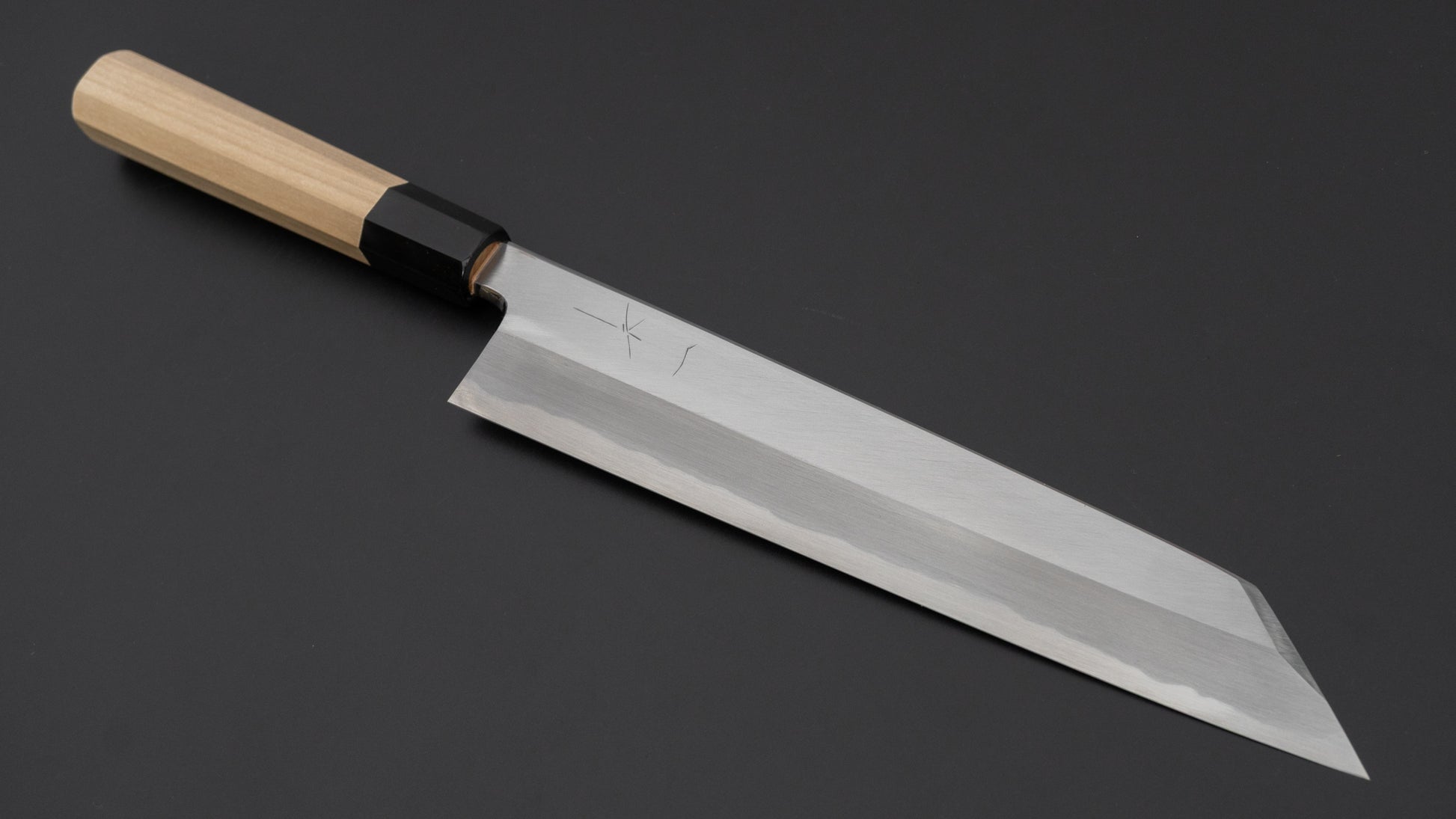 Hitohira Tanaka Mosuke Blue #1 Kiritsuke 240mm Ho Wood Handle (Saya)