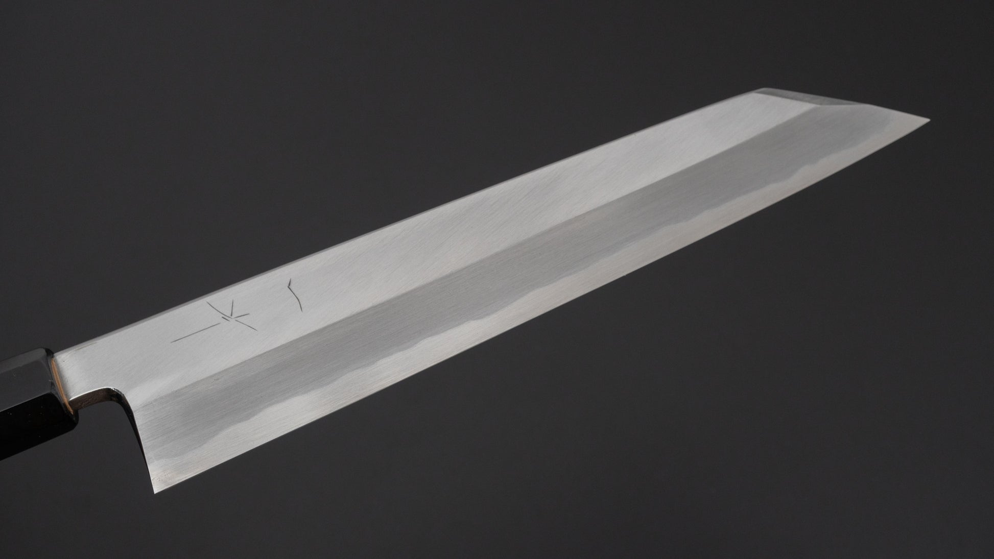 Hitohira Tanaka Mosuke Blue #1 Kiritsuke 240mm Ho Wood Handle (Saya)