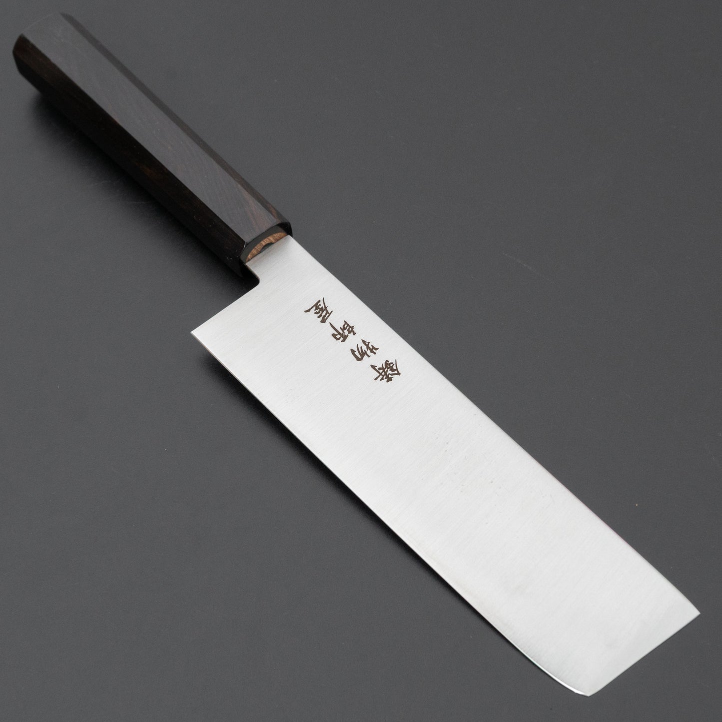 Hitohira Imojiya TH Stainless Nakiri 175mm Ebony Handle (Wa)