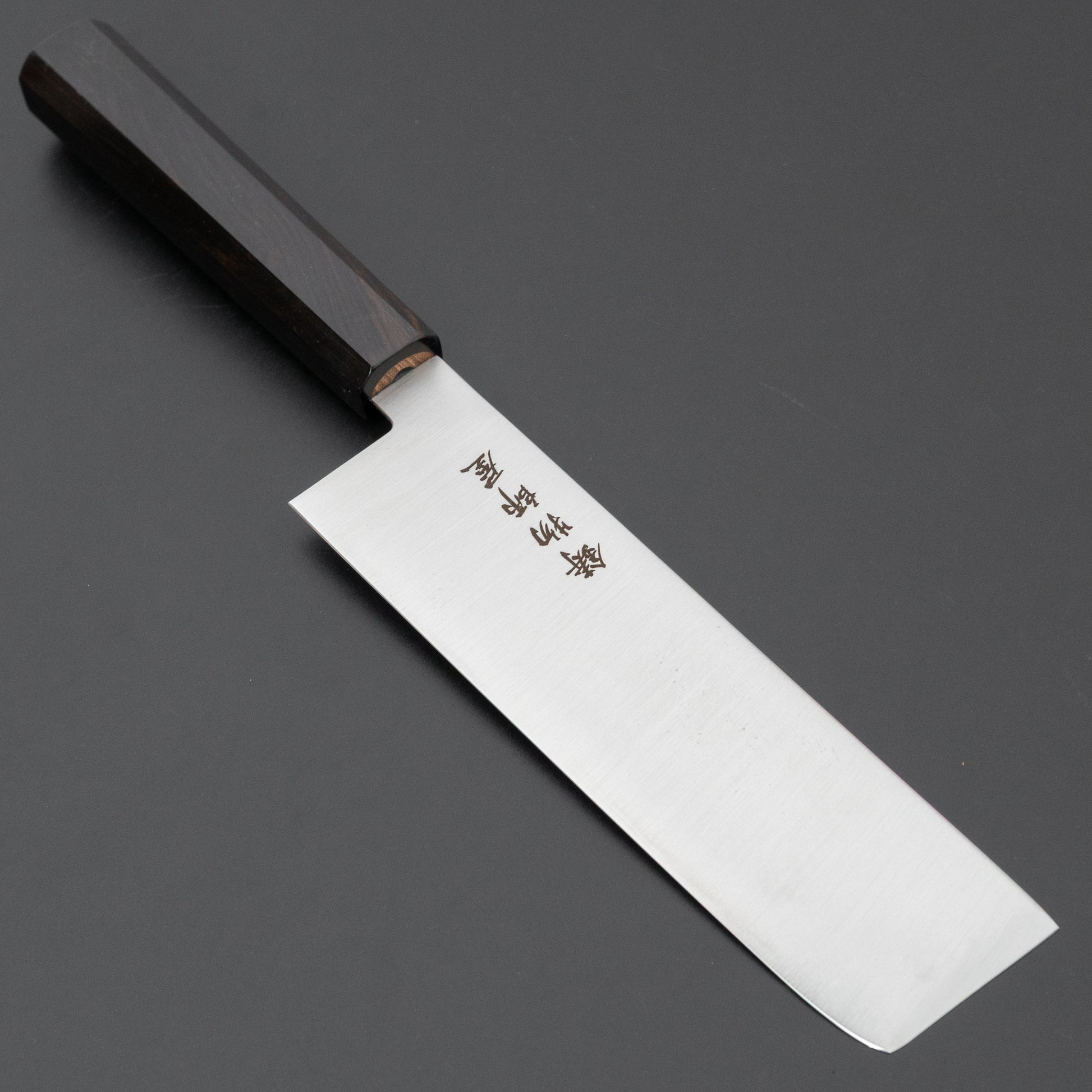 Hitohira Imojiya TH Stainless Nakiri 175mm Ebony Handle (Wa)