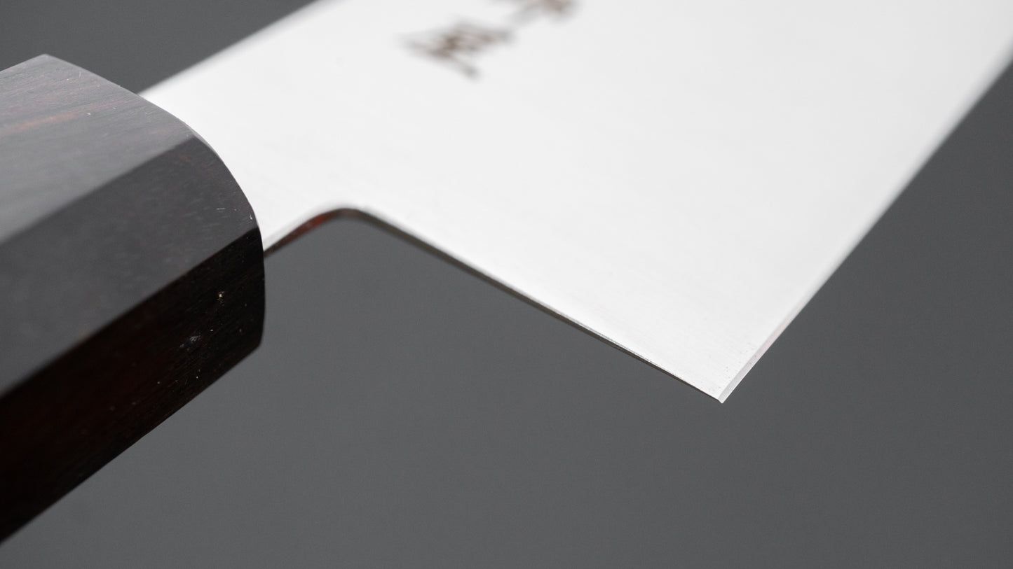 Hitohira Imojiya TH Stainless Nakiri 175mm Ebony Handle (Wa)