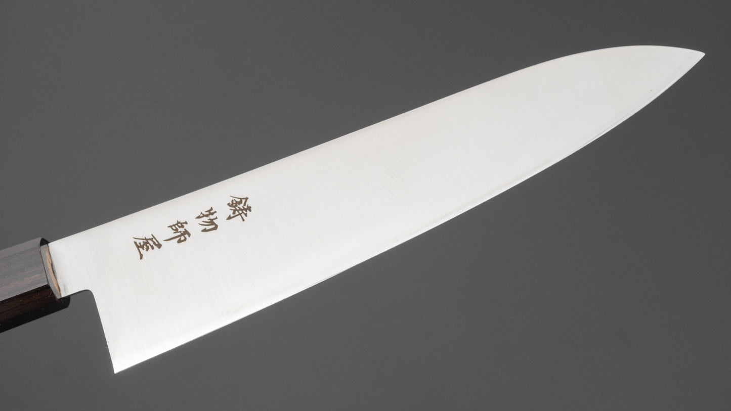 Hitohira Imojiya TH Stainless Gyuto 210mm Ebony Handle (Wa)