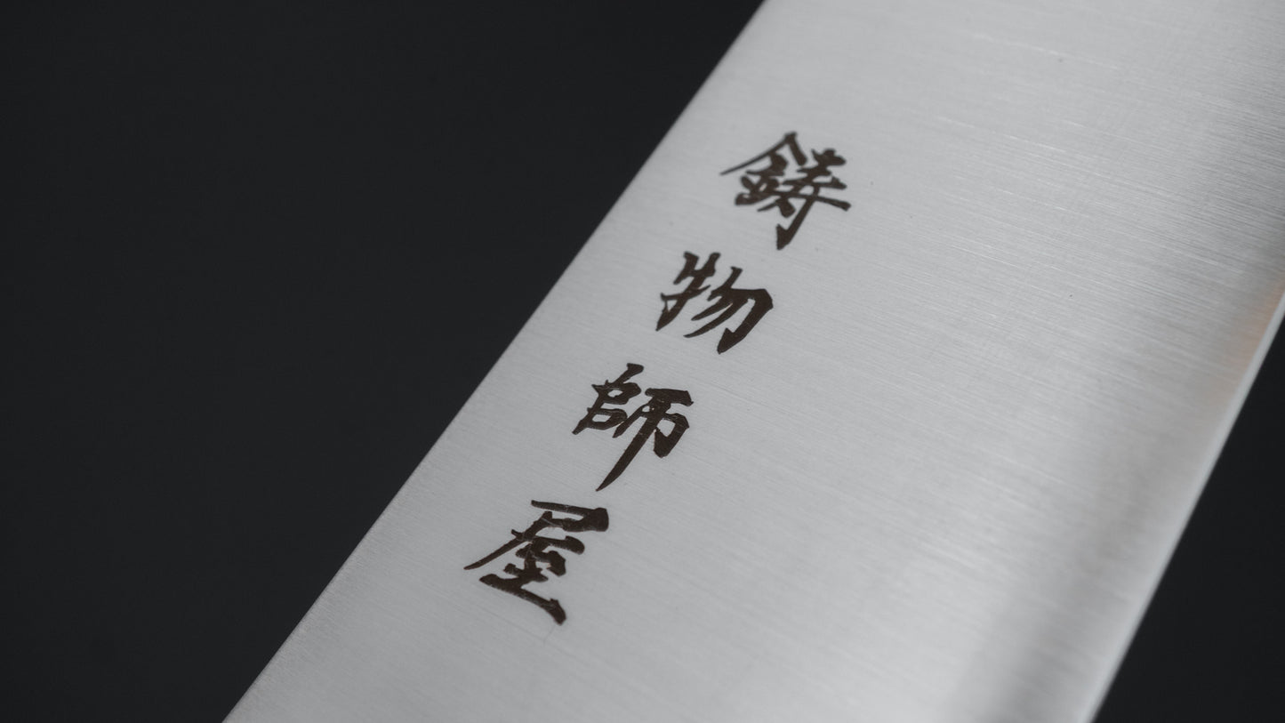 Hitohira Imojiya TH Stainless Gyuto 210mm Ebony Handle (Wa)