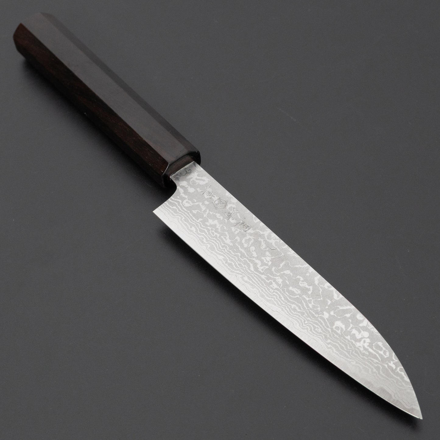 Makoto Kurosaki VG7 Damascus Petty 135mm Ebony Handle