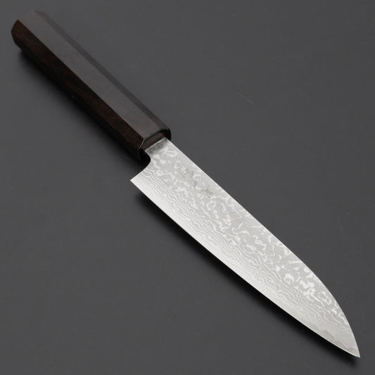 Makoto Kurosaki VG7 Damascus Petty 135mm Ebony Handle