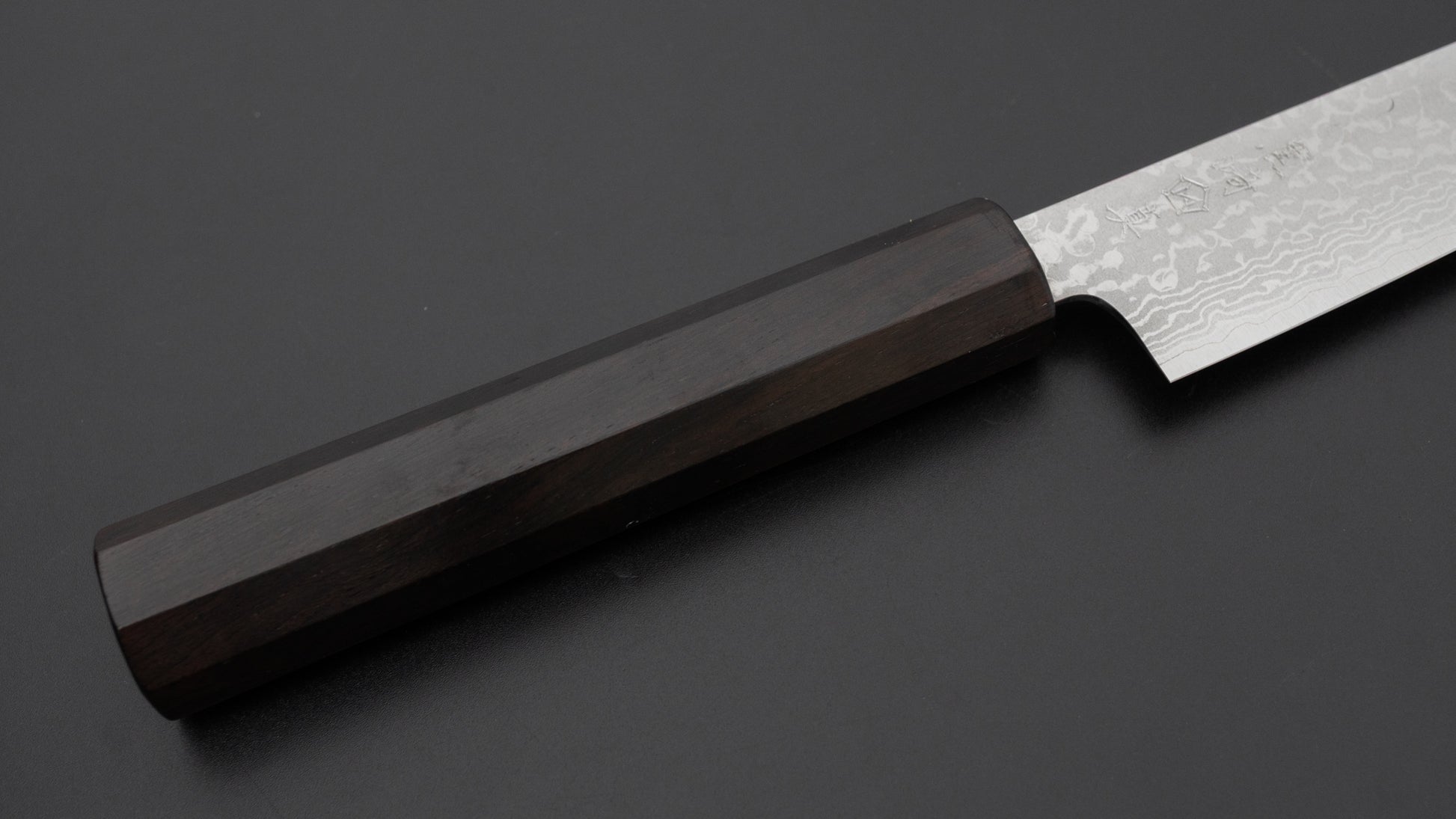 Makoto Kurosaki VG7 Damascus Petty 135mm Ebony Handle