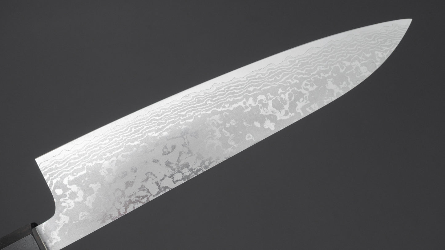 Makoto Kurosaki VG7 Damascus Gyuto 210mm Ebony Handle