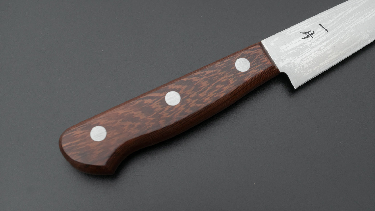 Hitohira Vintage SK Petty 120mm Tagayasan Handle (No Bolster) - HITOHIRA