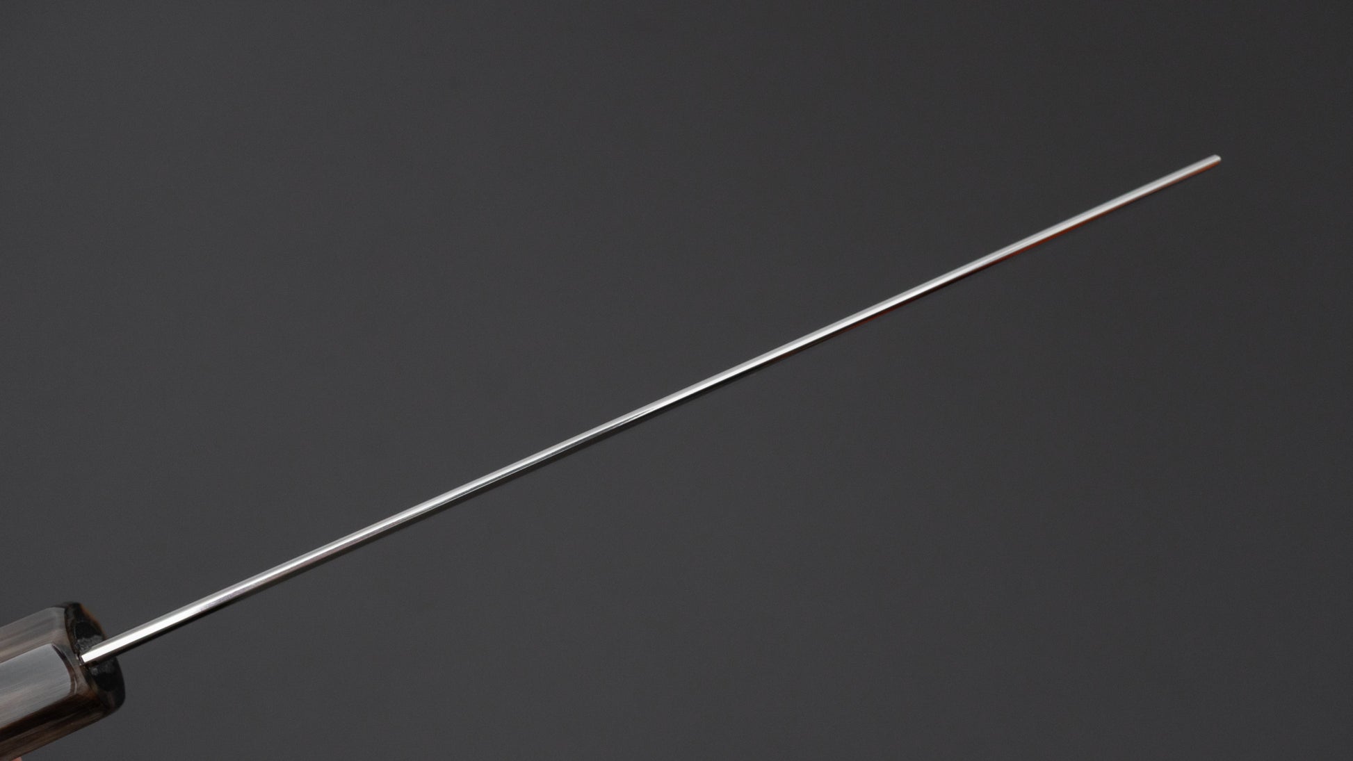 Hitohira Kikuchiyo Rou Silver #3 Mirror Polished Nakiri Ebony Handle