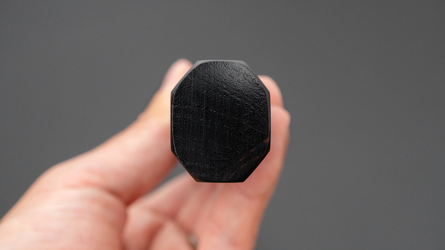 Hitohira Kikuchiyo Rou Silver #3 Mirror Polished Nakiri Ebony Handle