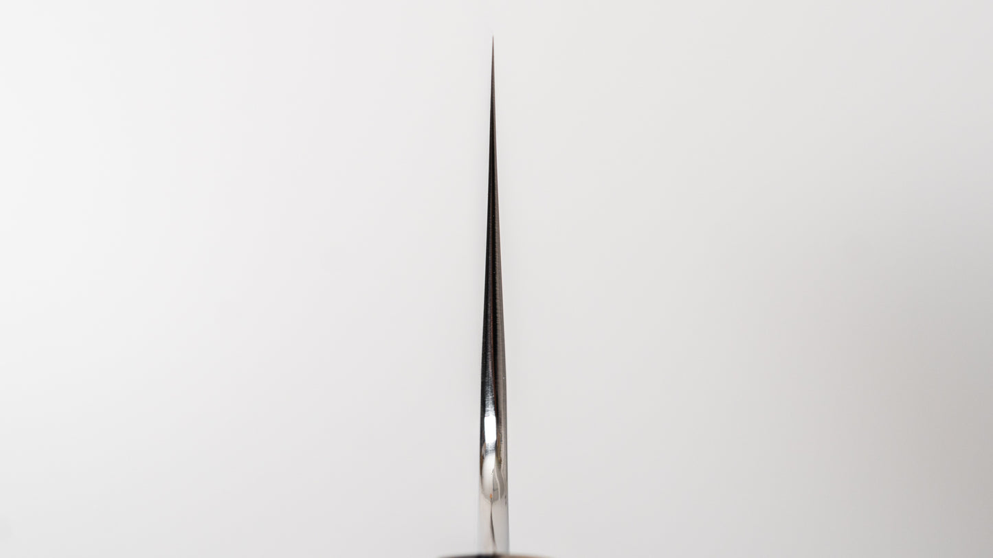 Hitohira Kikuchiyo Rou Silver #3 Mirror Polished Nakiri Ebony Handle