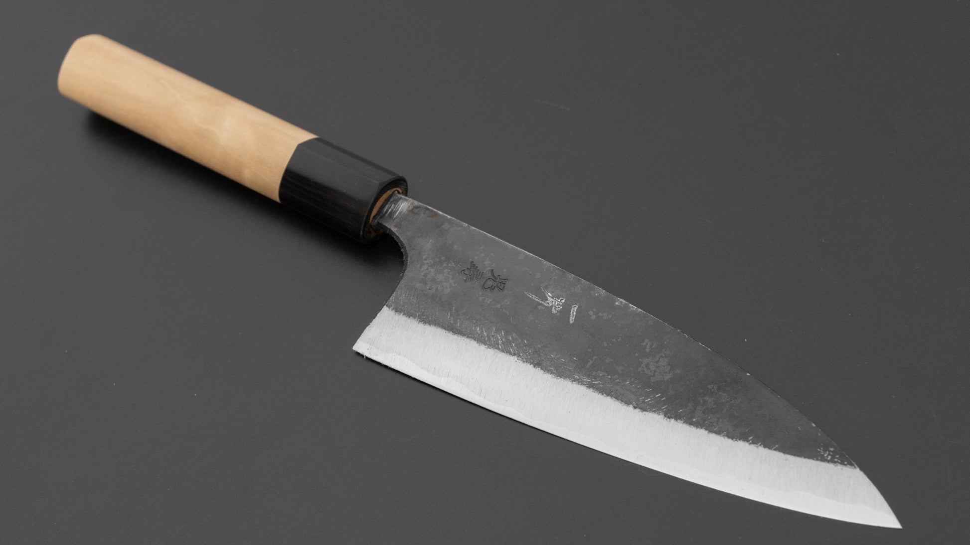 Hitohira Onihiro White #1 Gyuto 135mm Ho Wood Handle (D-Shape)