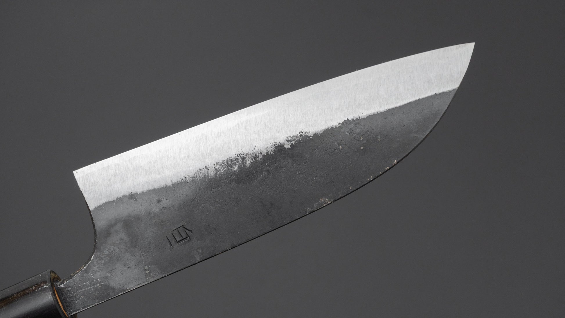 Hitohira Onihiro White #1 Santoku 135mm Ho Wood Handle (D-Shape)
