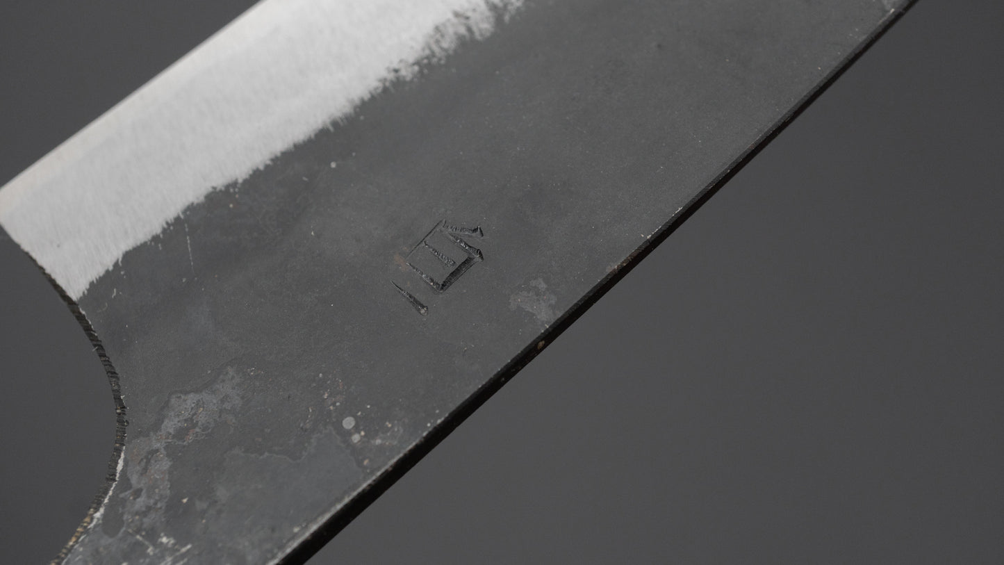 Hitohira Onihiro White #1 Santoku 135mm Ho Wood Handle (D-Shape)