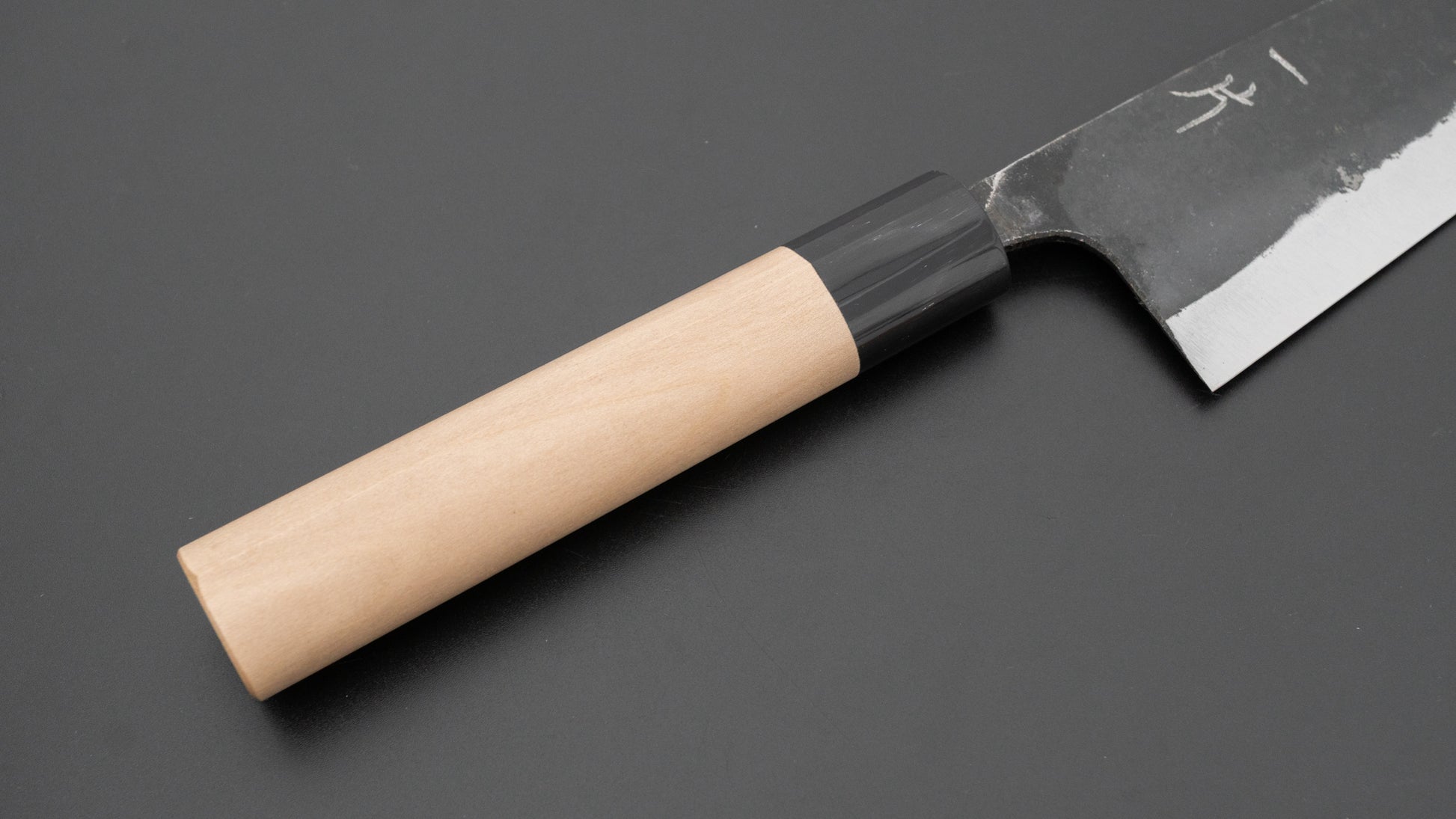 Hitohira Onihiro White #1 Gyuto 180mm Ho Wood Handle (D-Shape)