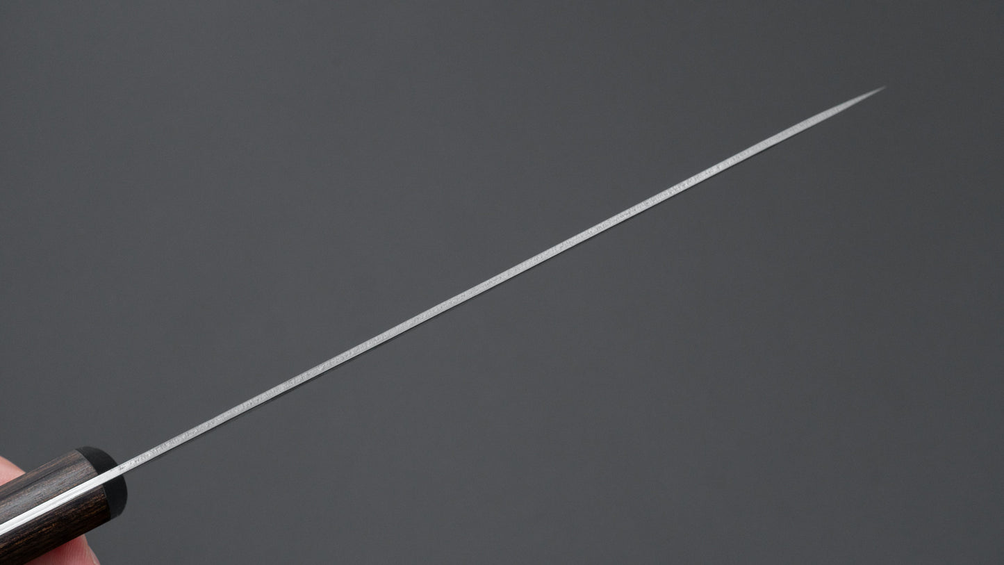 Hitohira Futana S3 Nashiji Santoku 165mm Brown Pakka Handle (No Bolster)