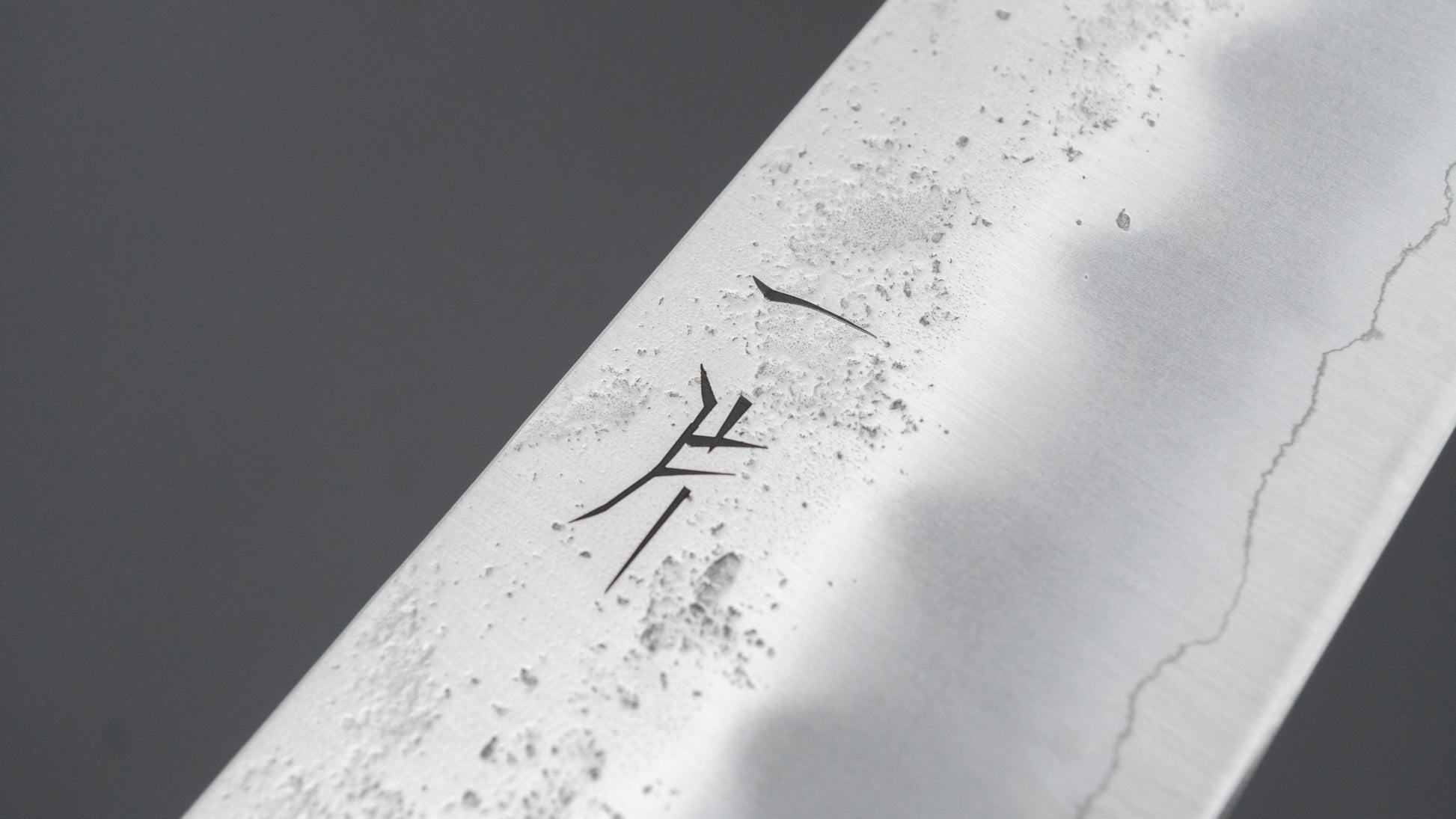 Hitohira Futana S3 Nashiji Santoku 165mm Brown Pakka Handle (No Bolster)