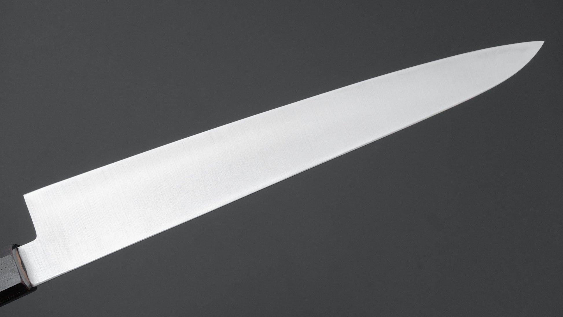 Hitohira Imojiya TH Stainless Sujihiki 240mm Ebony Handle (Wa)