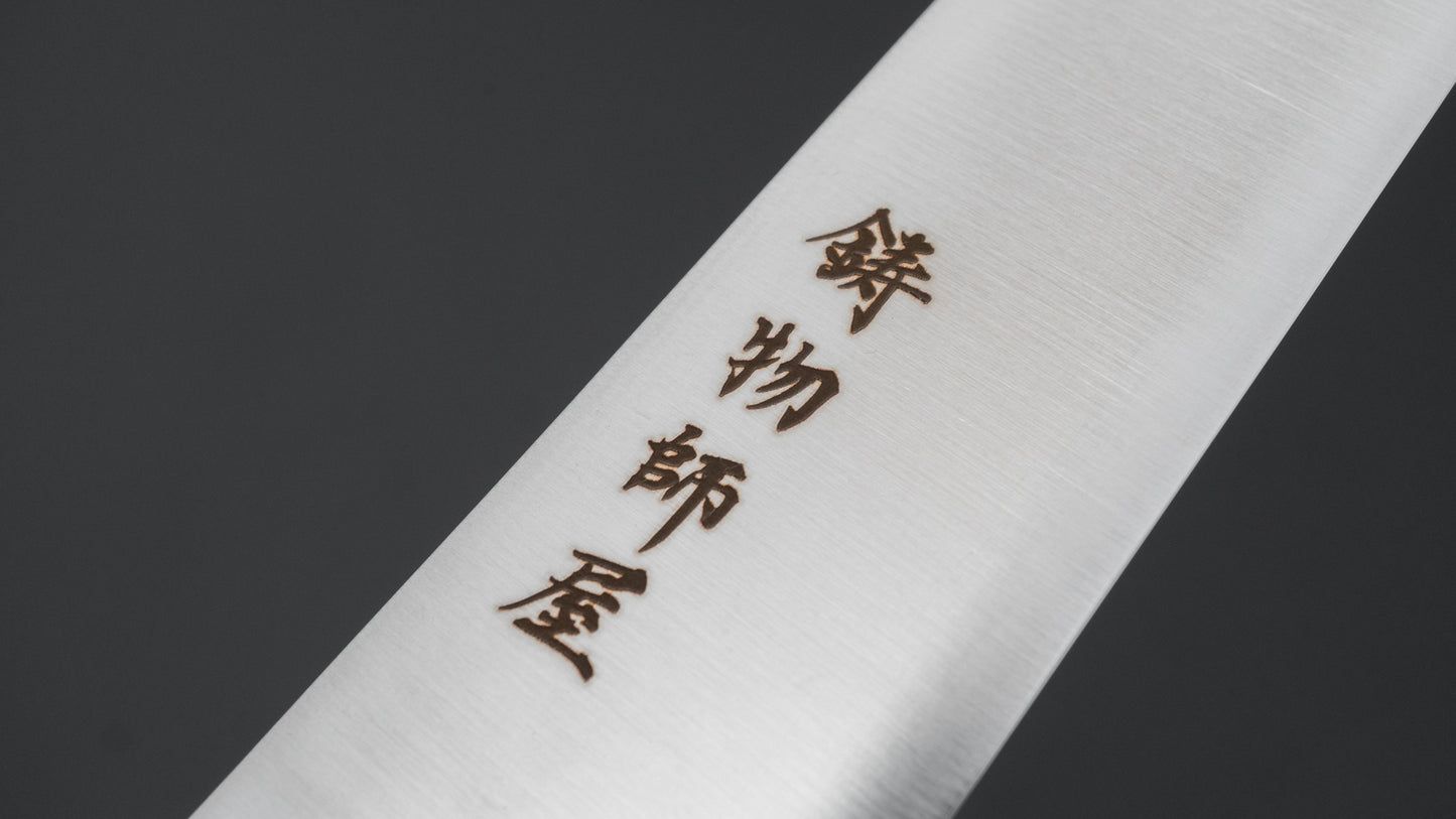 Hitohira Imojiya TH Stainless Sujihiki 240mm Ebony Handle (Wa)