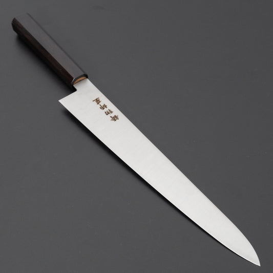 Hitohira Imojiya TH Stainless Sujihiki 270mm Ebony Handle (Wa)