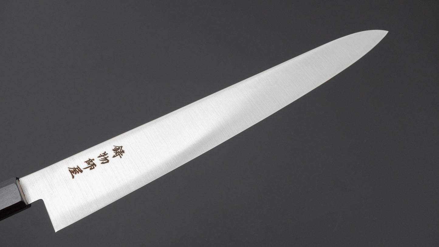 Hitohira Imojiya TH Stainless Sujihiki 270mm Ebony Handle (Wa)