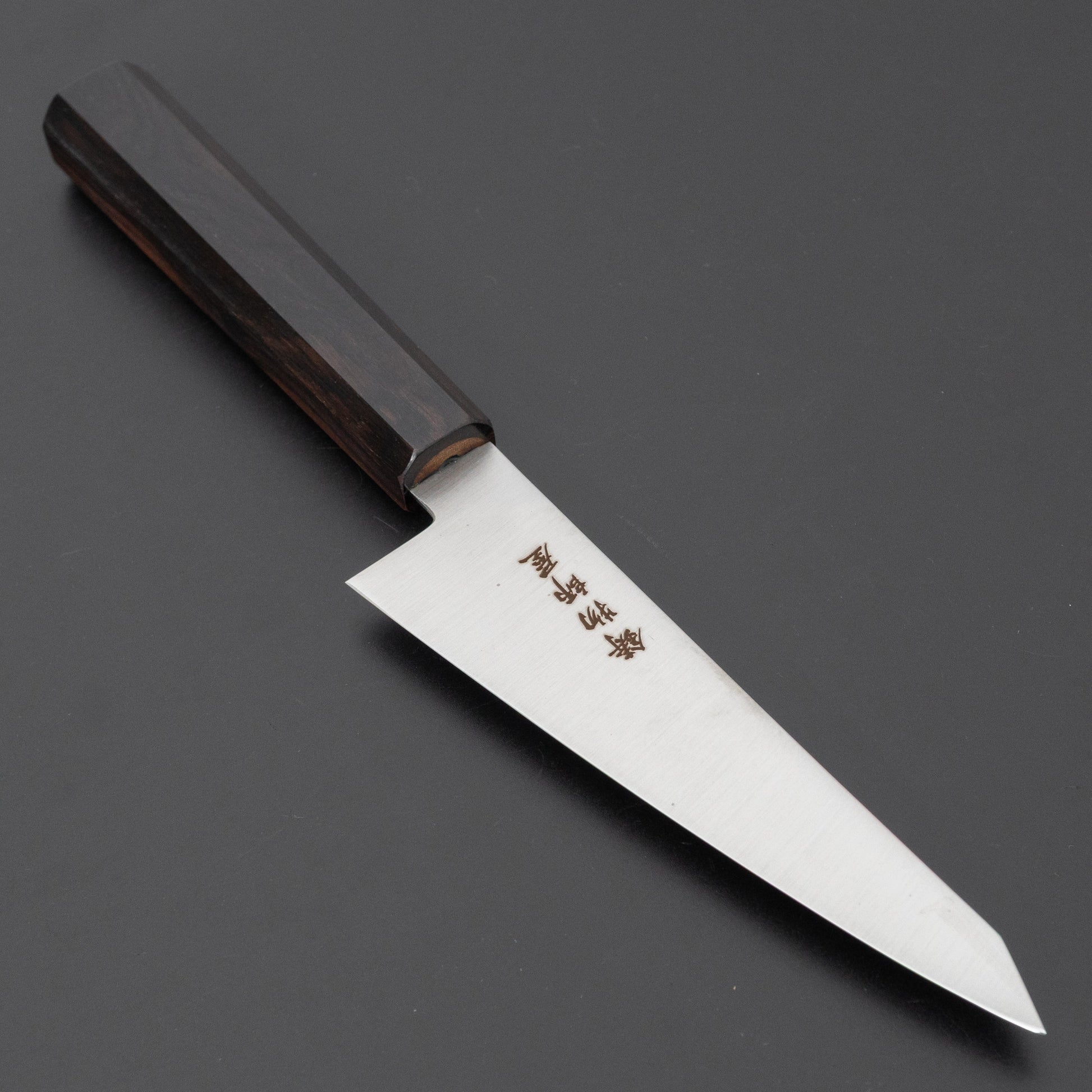 Hitohira Imojiya TH Stainless Honesuki Kaku 150mm Ebony Handle (Wa)