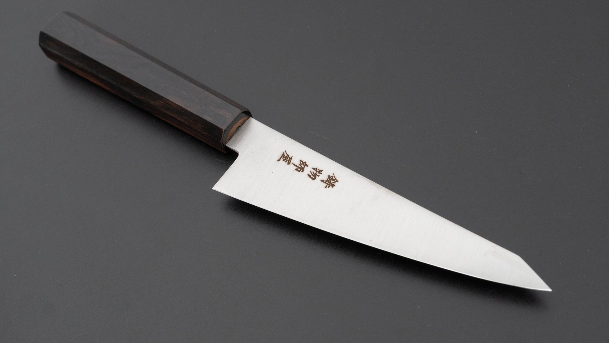Hitohira Imojiya TH Stainless Honesuki Kaku 150mm Ebony Handle (Wa)
