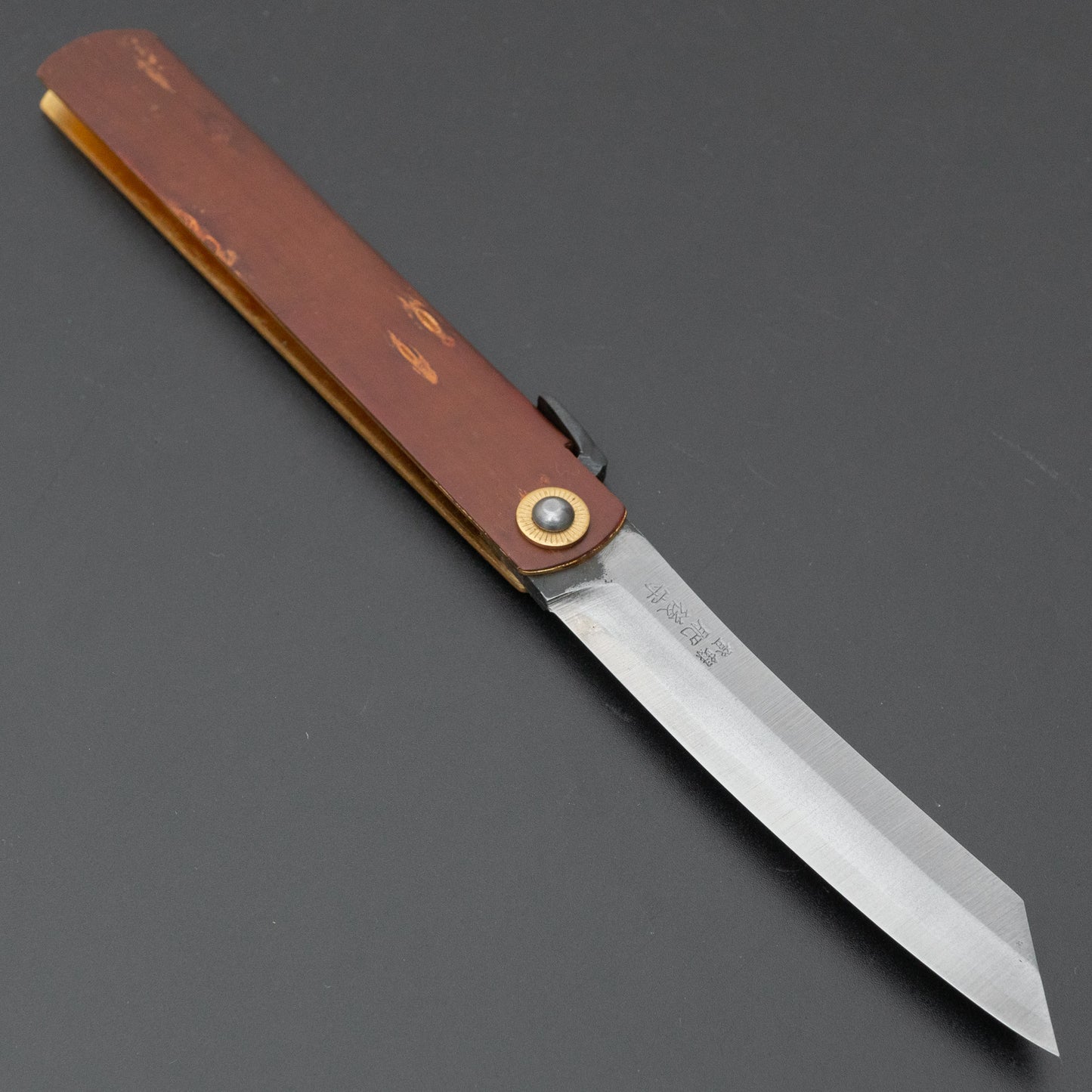 Higonokami Custom Folding Knife X Large Sakura Skin Handle (#10) - HITOHIRA