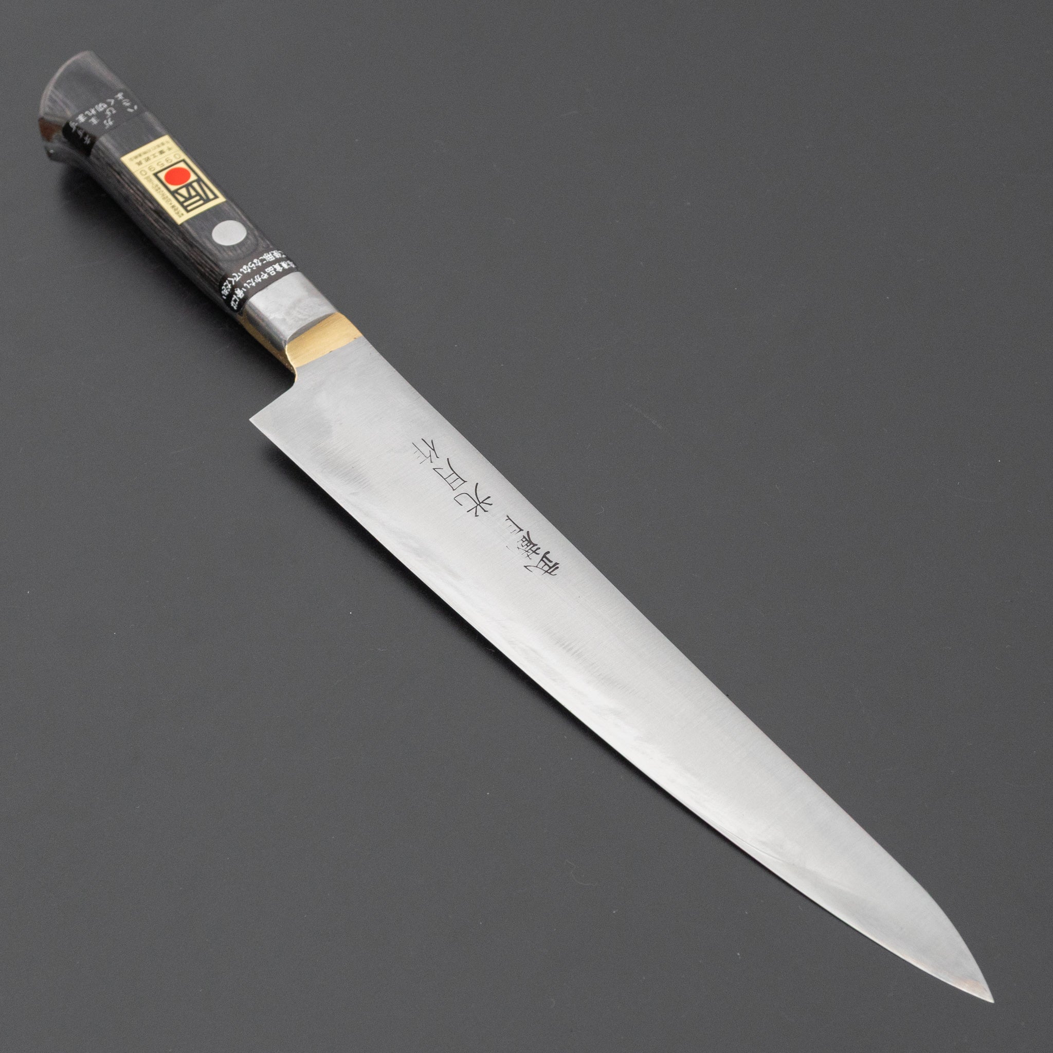 Kogetsu Carbon Sujihiki 210mm Pakka Handle – HITOHIRA
