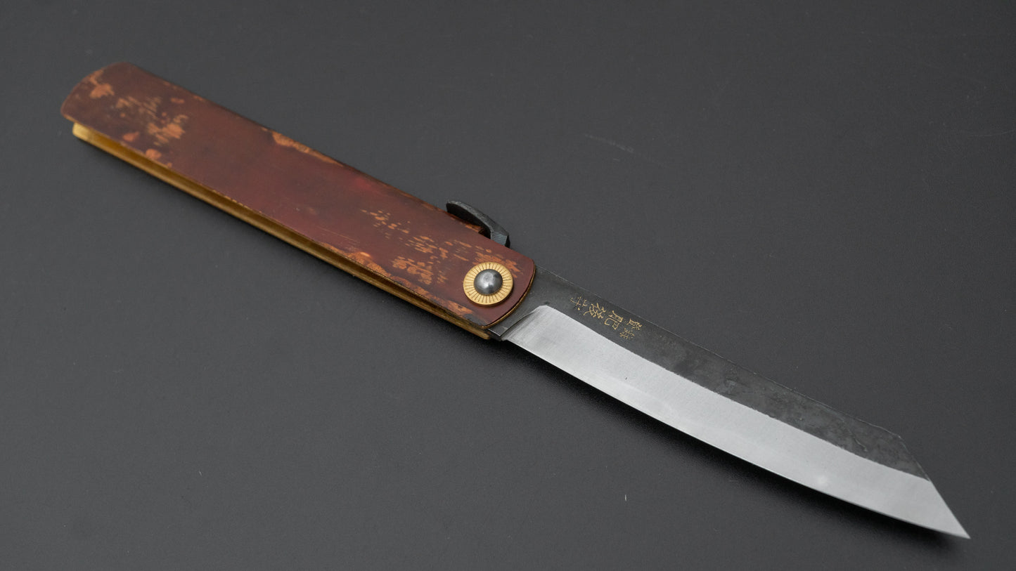 Higonokami Custom Folding Knife X Large Sakura Skin Handle (#12) - HITOHIRA