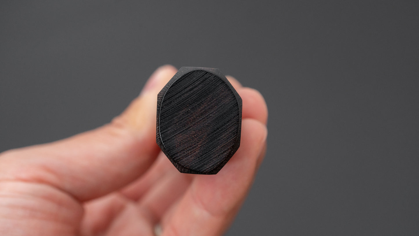 Tetsujin Silver #3 Kasumi Kiritsuke Petty 165mm Taihei Makassar Ebony Handle