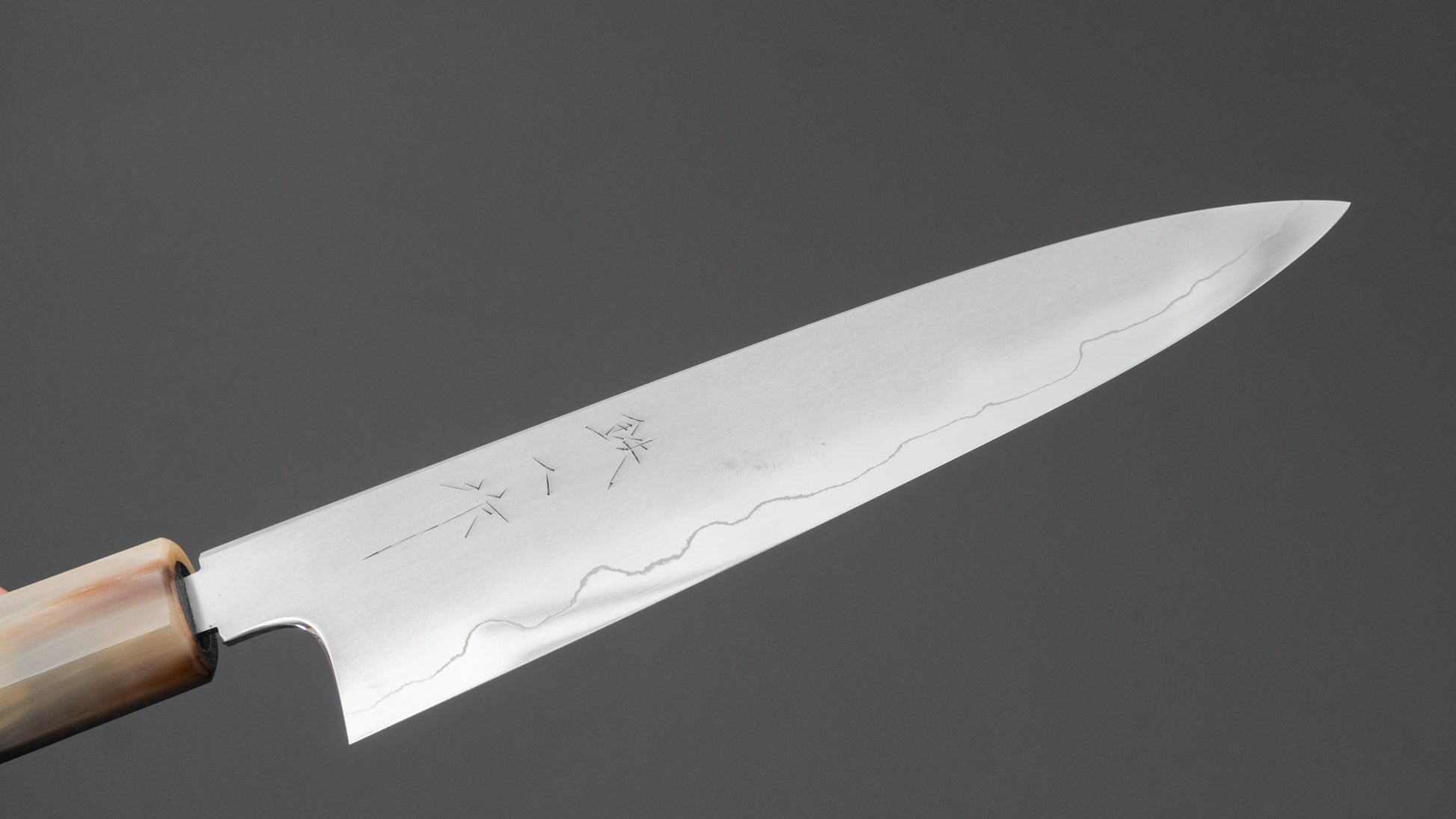 Tetsujin Silver #3 Kasumi Petty 165mm Taihei Makassar Ebony Handle