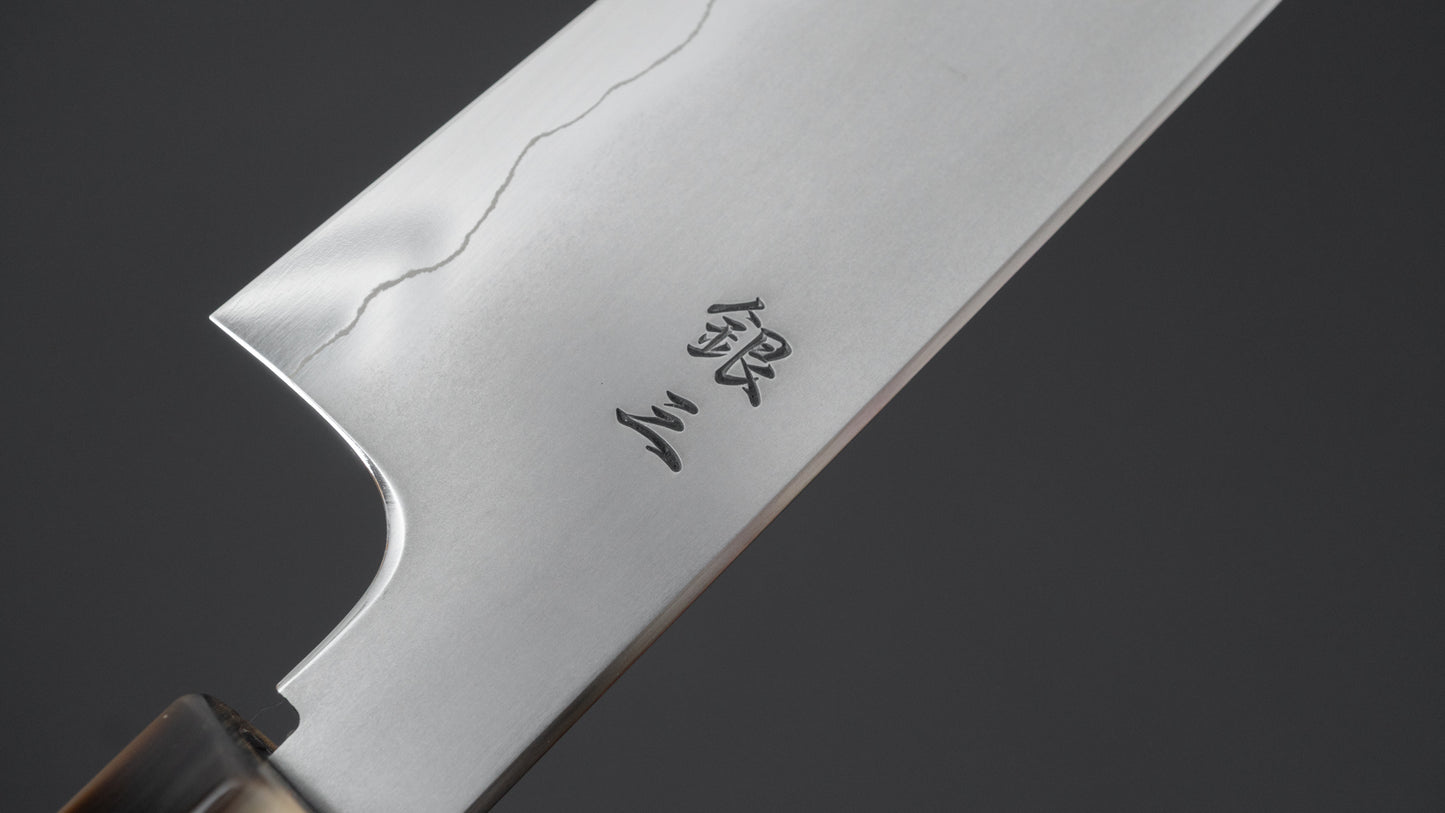 Tetsujin Silver #3 Kasumi Petty 165mm Taihei Makassar Ebony Handle