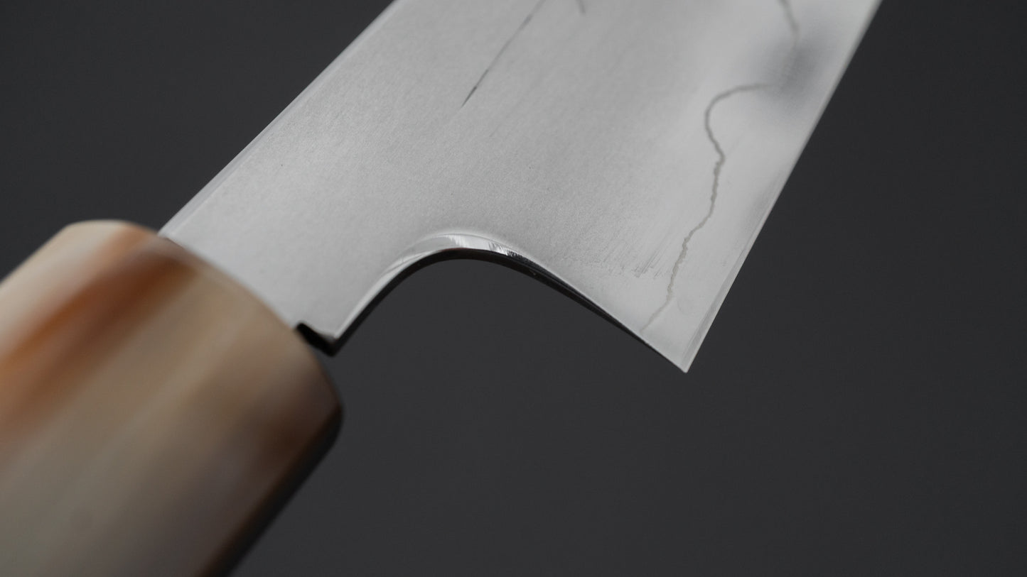 Tetsujin Silver #3 Kasumi Petty 165mm Taihei Makassar Ebony Handle