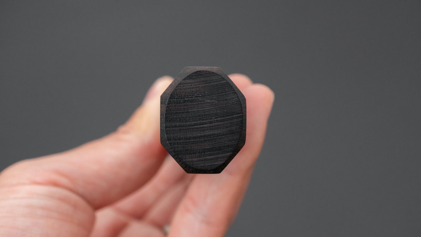 Tetsujin Silver #3 Kasumi Petty 165mm Taihei Makassar Ebony Handle