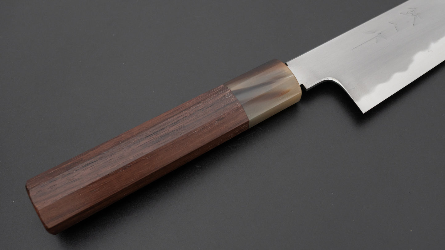 Tetsujin Blue #2 Kasumi Kiritsuke Gyuto 180mm Taihei Rosewood Handle