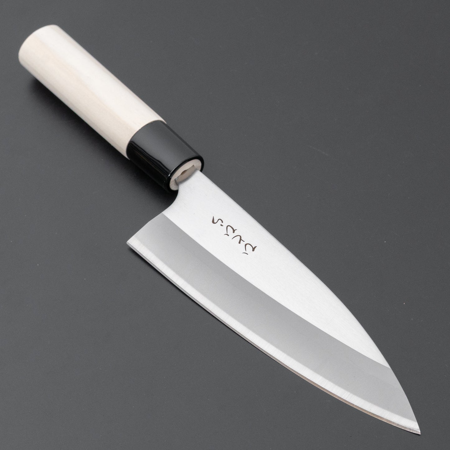 Hitohira Hiragana Deba 150mm Poplar Handle