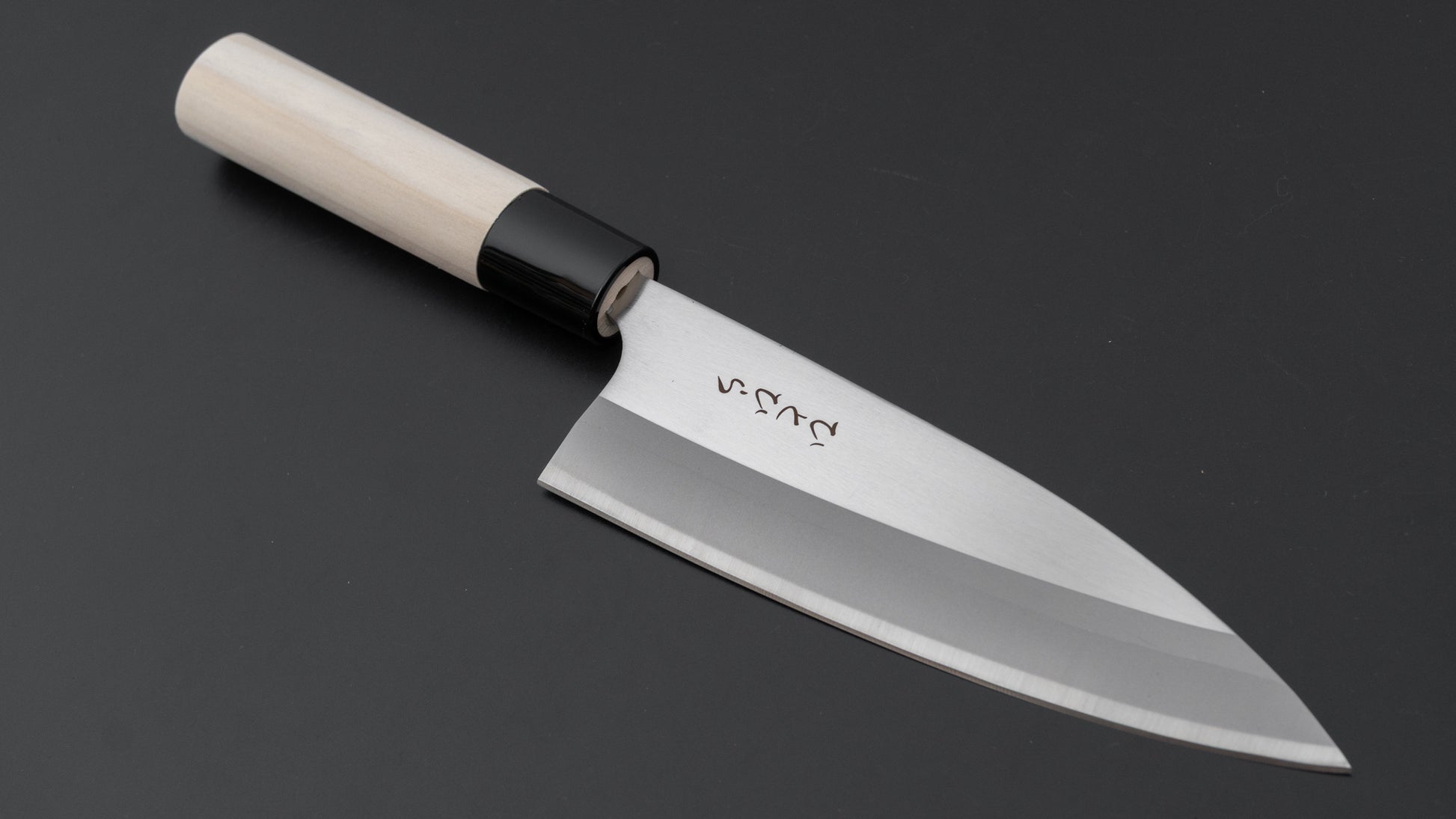 Hitohira Hiragana Deba 150mm Poplar Handle