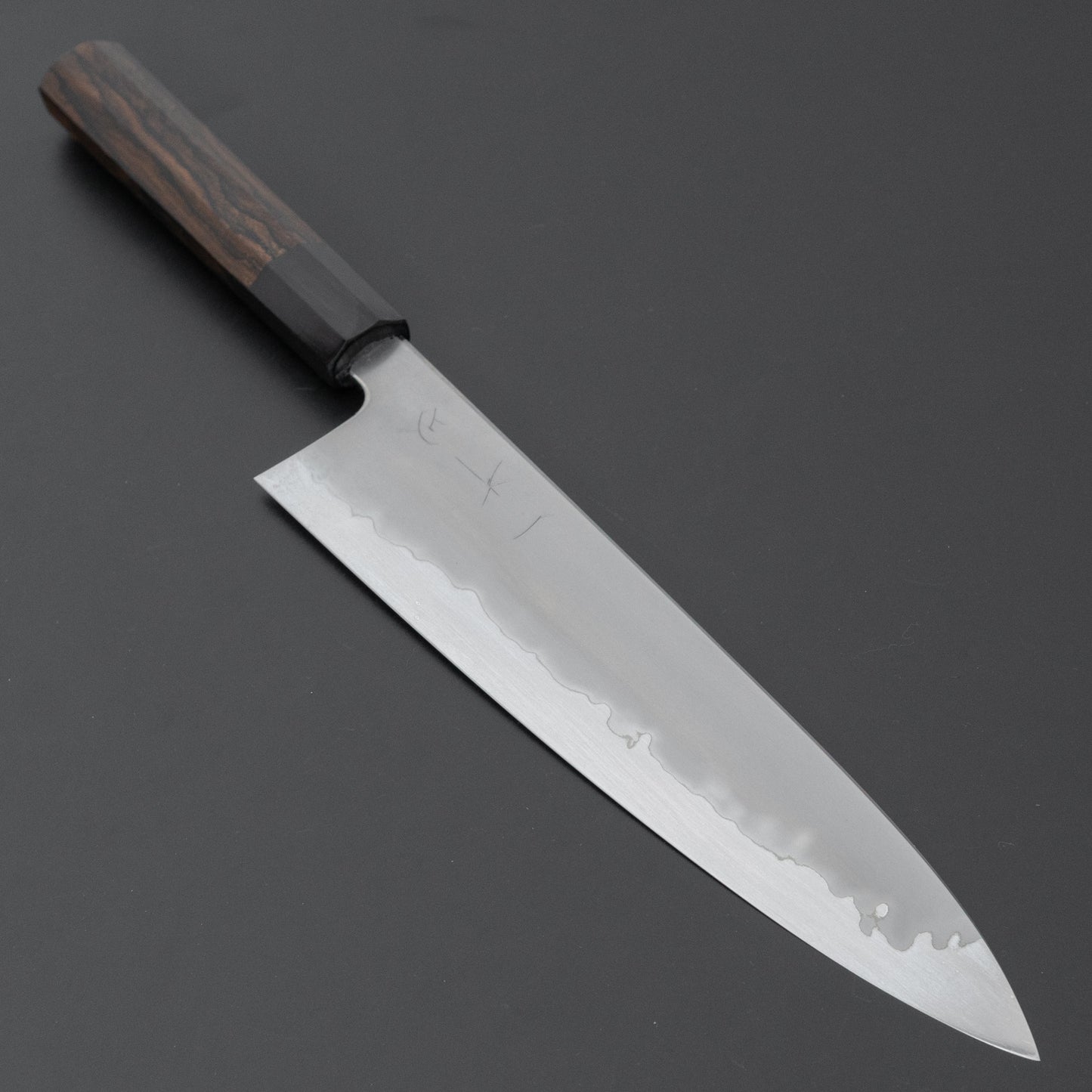 Hitohira Tanaka Izo Blue #1 Stainless Clad Gyuto 240mm Ziricote Handle