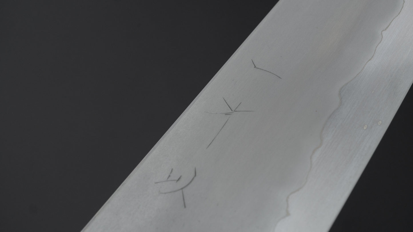 Hitohira Tanaka Izo Blue #1 Stainless Clad Gyuto 240mm Ziricote Handle