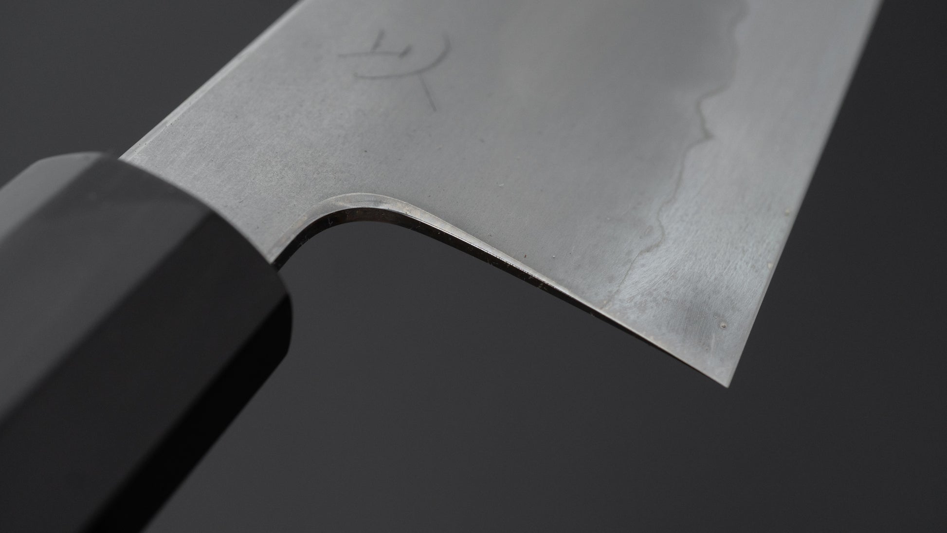 Hitohira Tanaka Izo Blue #1 Stainless Clad Gyuto 240mm Ziricote Handle