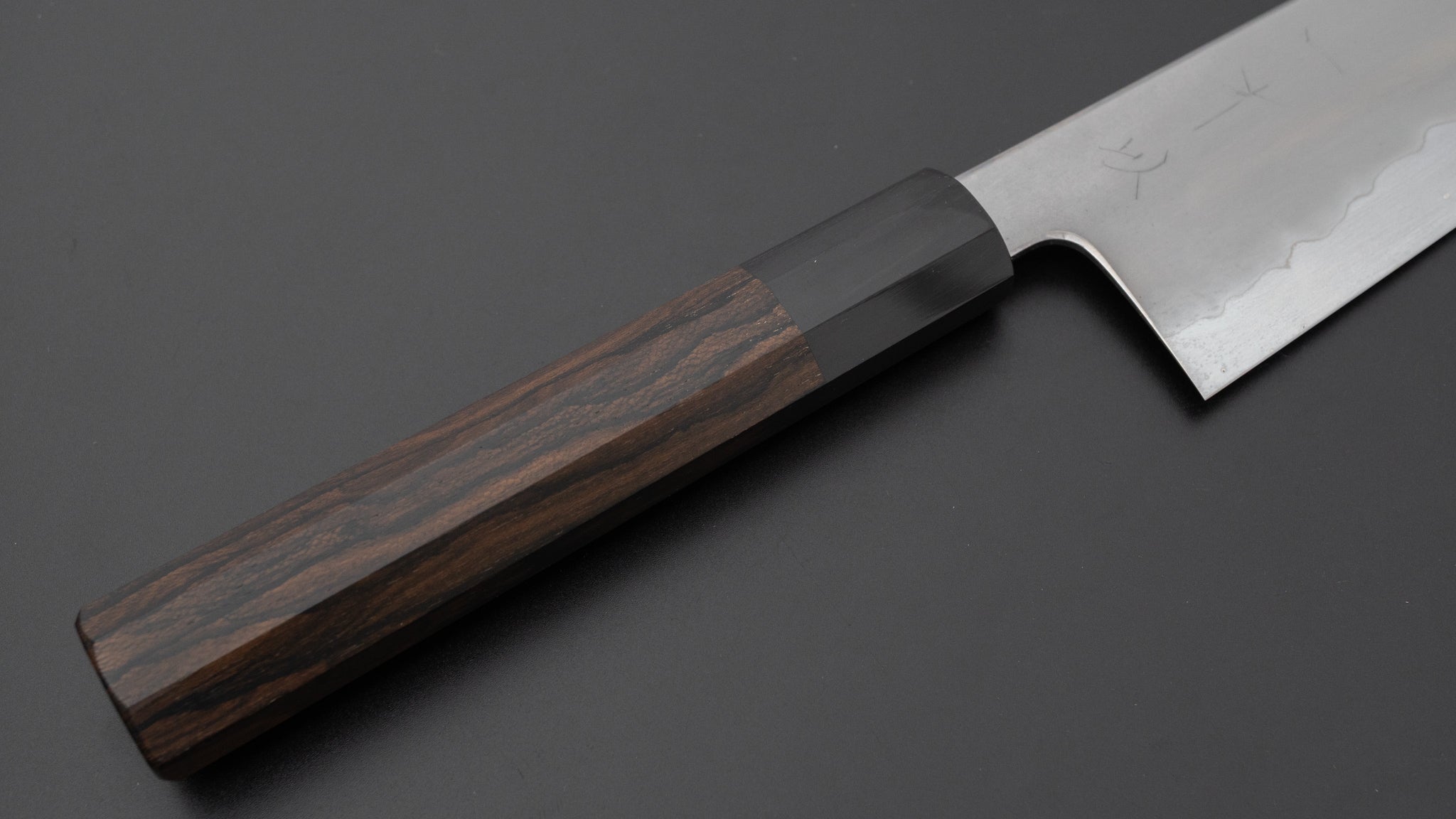 Hitohira Tanaka Izo Blue #1 Stainless Clad Gyuto 240mm Ziricote